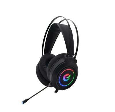 Fashion design comfortable wear gaming headset with RGB light